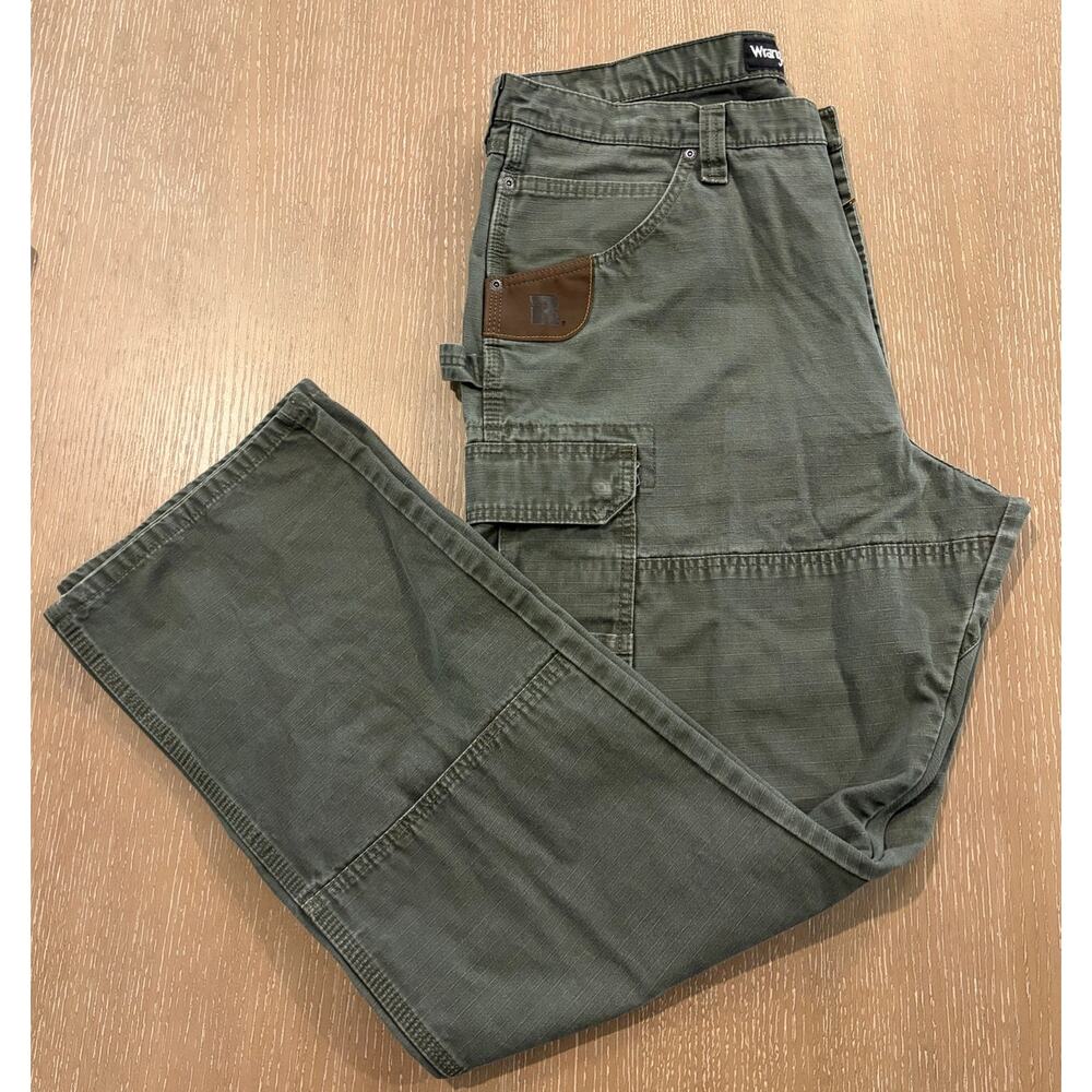 Wrangler RIGGS Workwear Ripstop Cargo Pants Utility 38 X 34 Carpenter Heavy